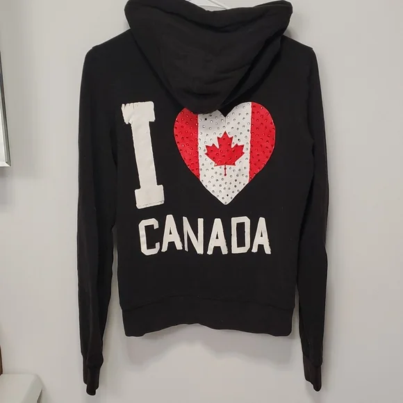 VS PINK zip up sweatshirt - Picture 3 of 4